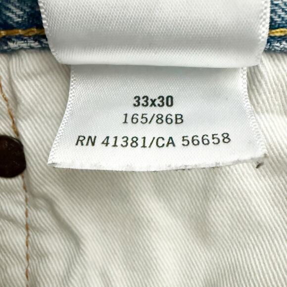 POLO RALPH LAUREN | Sullivan Slim Repaired Arroyo Laguna Aztec Patchwork | 33x30 - Picture 12 of 14